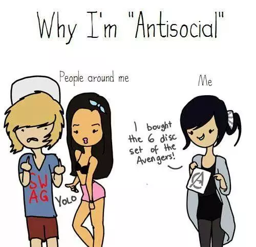 why im antisocial meme image