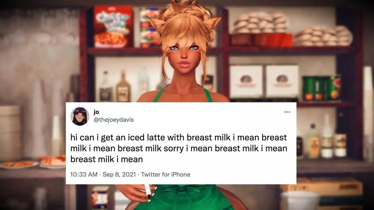 iced latte with breast milk meme image