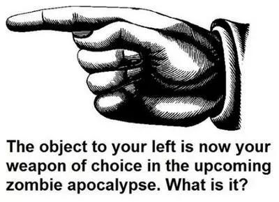 the object to your left