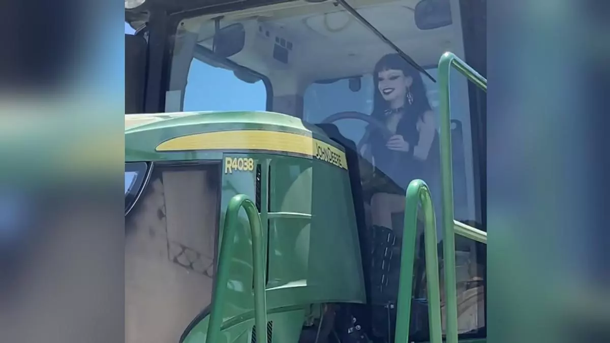 tractor goth girl meme image
