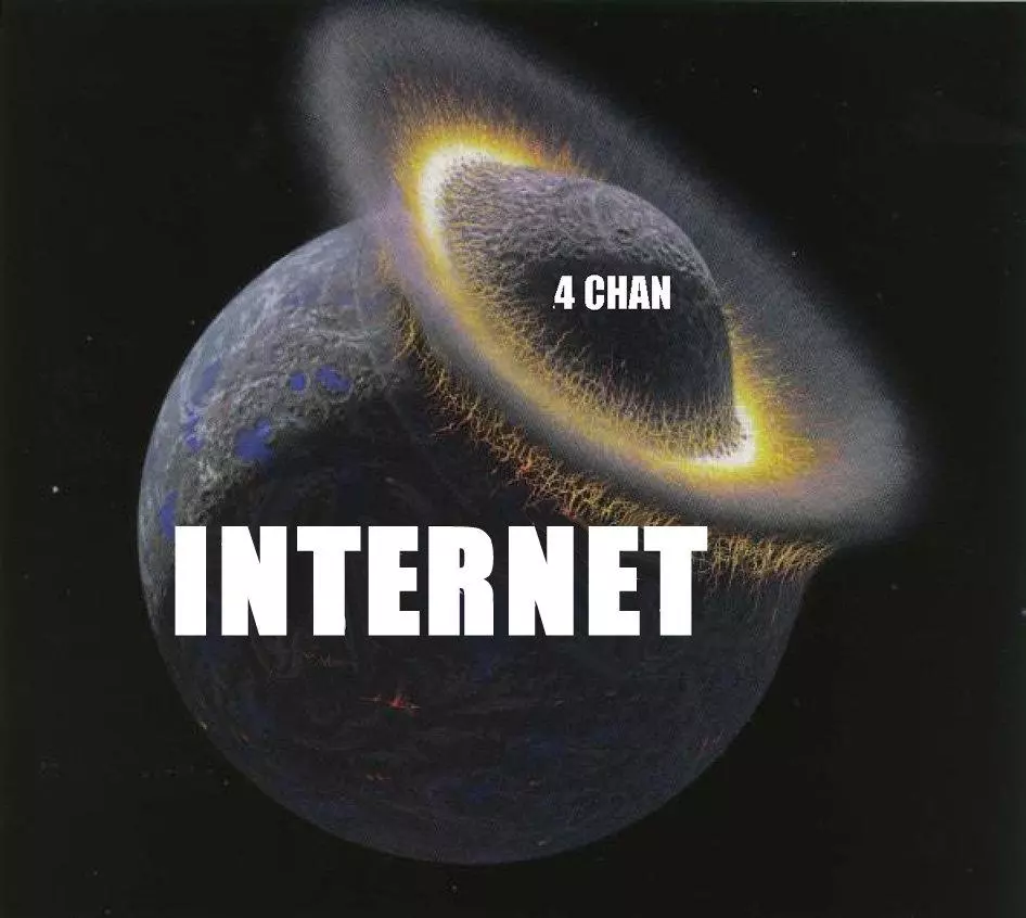 the internet vs 4chan meme image