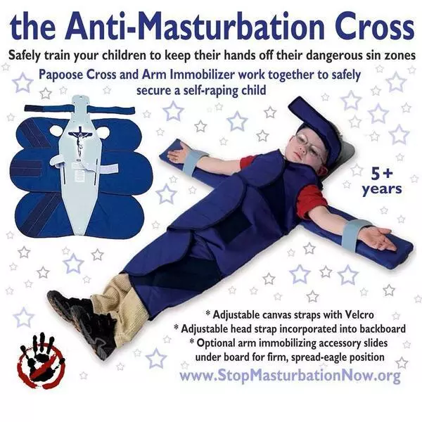 anti masturbation cross meme image