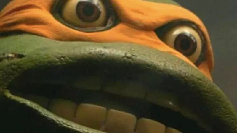 michelangelo open mouthed stare reaction meme image