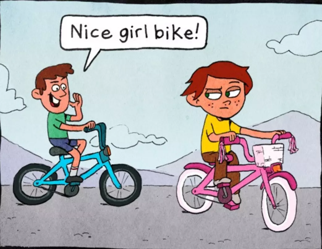 nice girl bike meme image