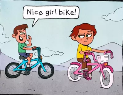 nice girl bike