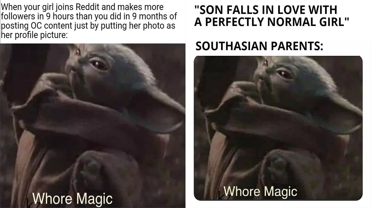 whore magic meme image