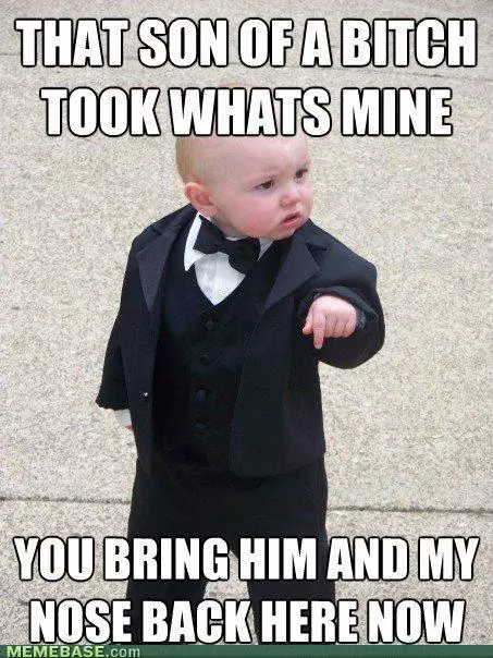 baby godfather meme image