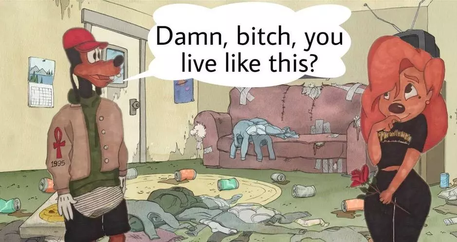 damn bitch you live like this meme image