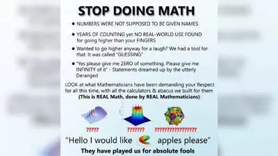 stop doing math