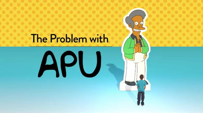 the problem with apu meme image