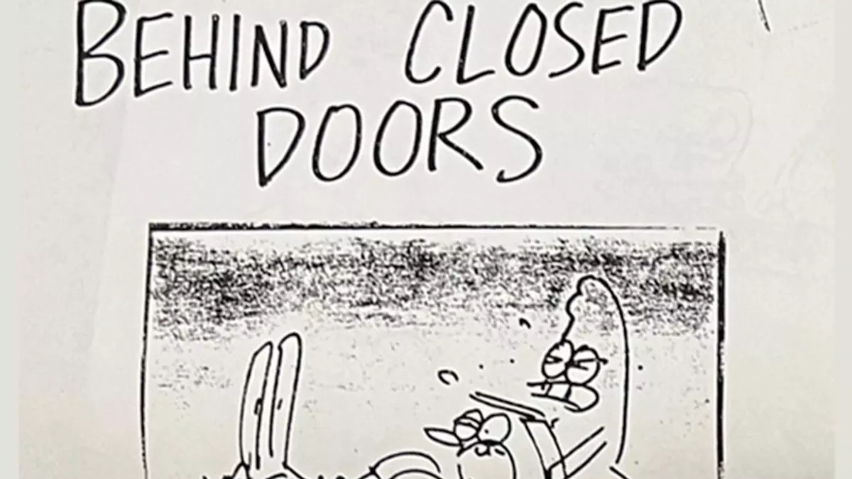 spongebob behind closed doors lost media meme image